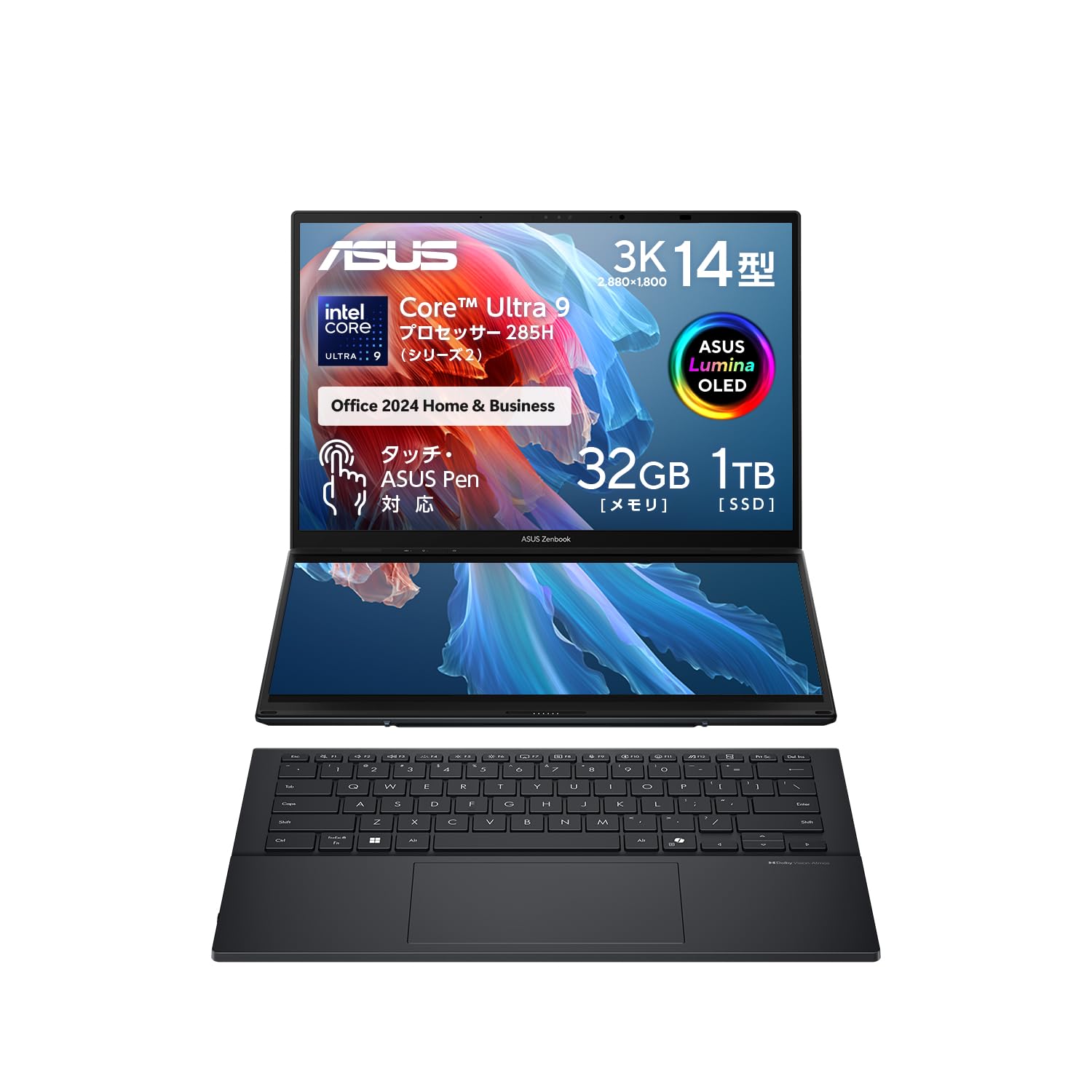 Amazon.co.jp: ASUS ノートパソコン Zenbook DUO UX8406CA 14型